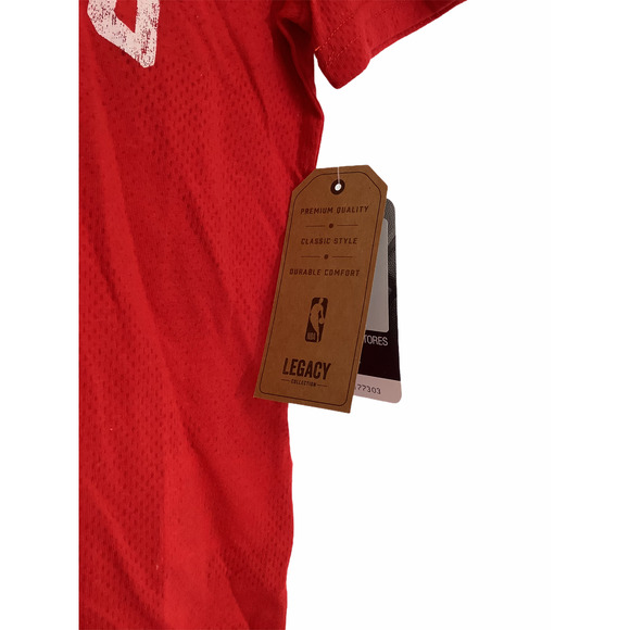 NBA Raptors Red Graphic S/S T-Shirt Large 14 - Picture 4 of 6